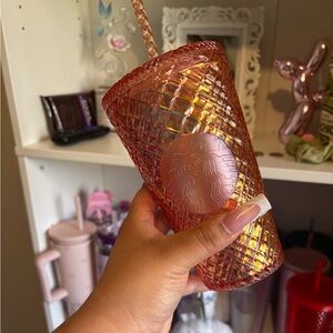 Starbucks cup 16oz rose gold